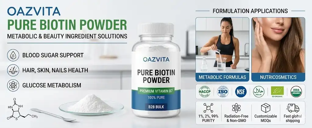 Pure biotin powder Pure biotin powder