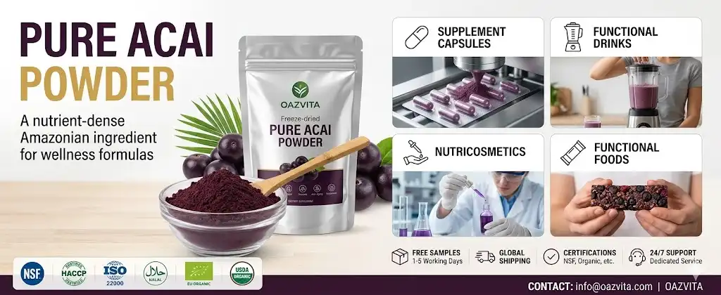 Pure acai powder Pure acai powder