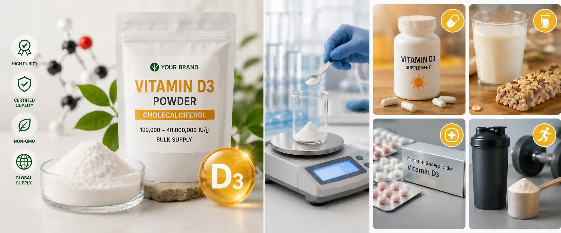 Vitamin D3 powder bulk