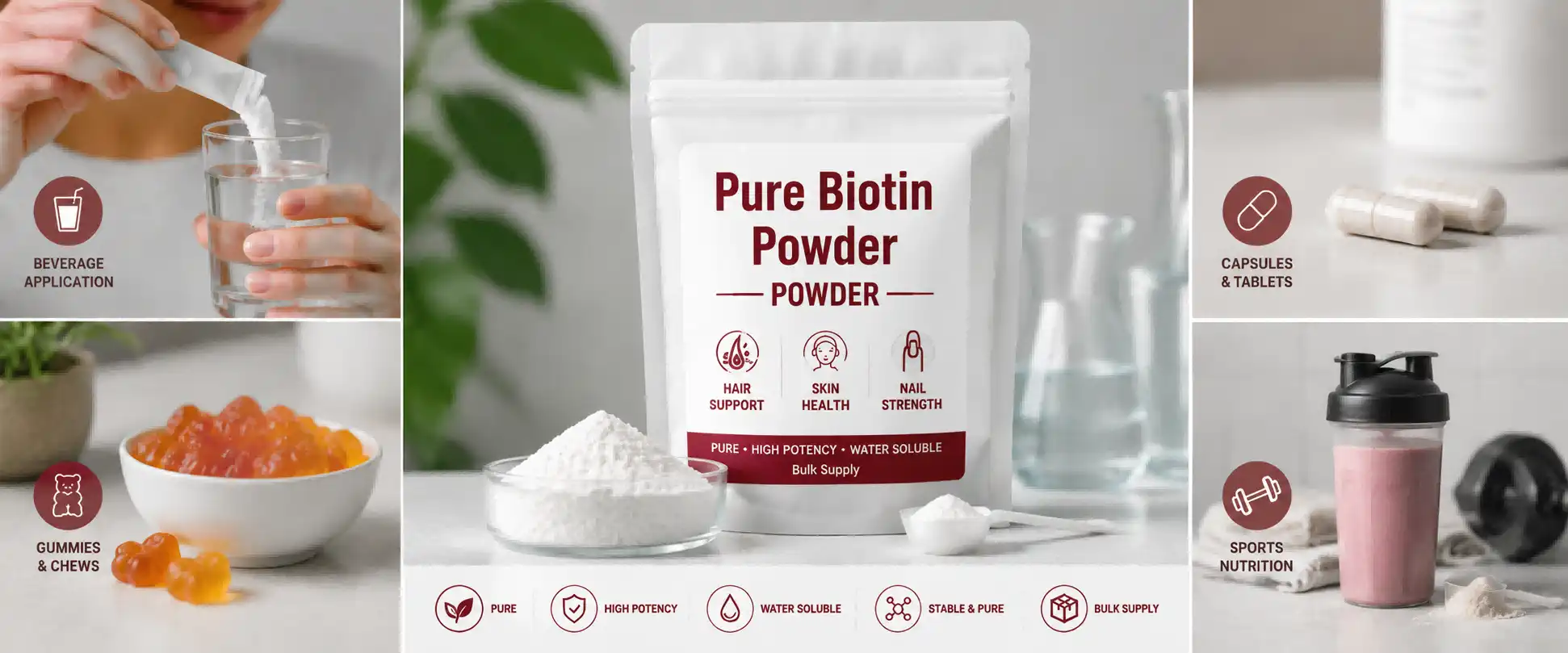 Pure Biotin Powder Pure Biotin Powder