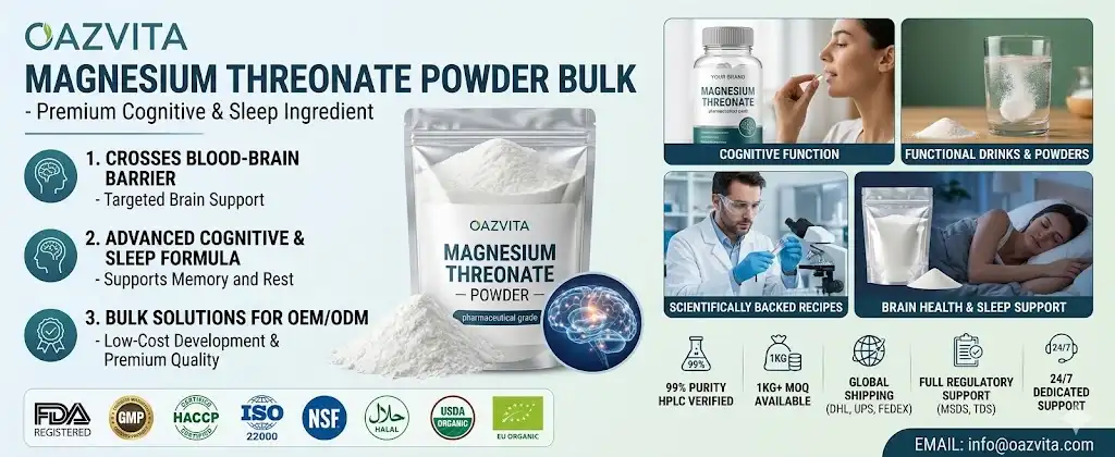 Magnesium Threonate Powder Bulk