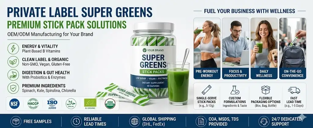 Super Greens Powder Packets