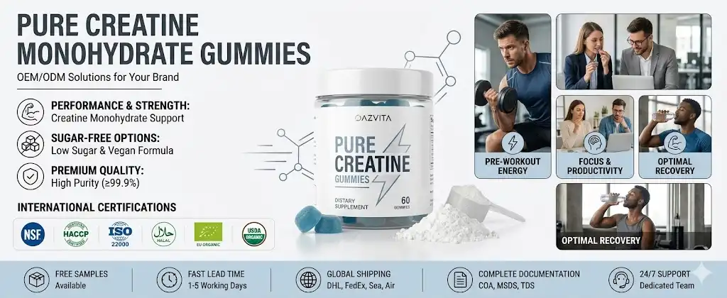 Pure Creatine Monohydrate Gummie