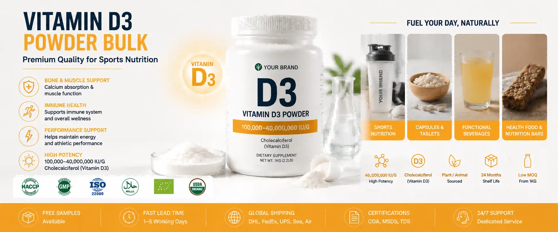 vitamin D3 powder bulk