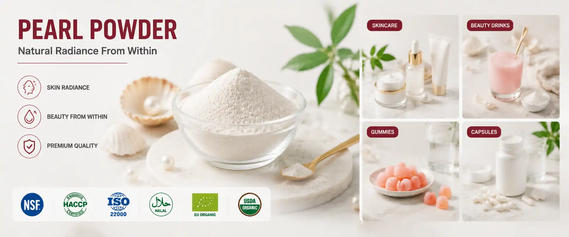 100% Pure Pearl Powder 100% Pure Pearl Powder
