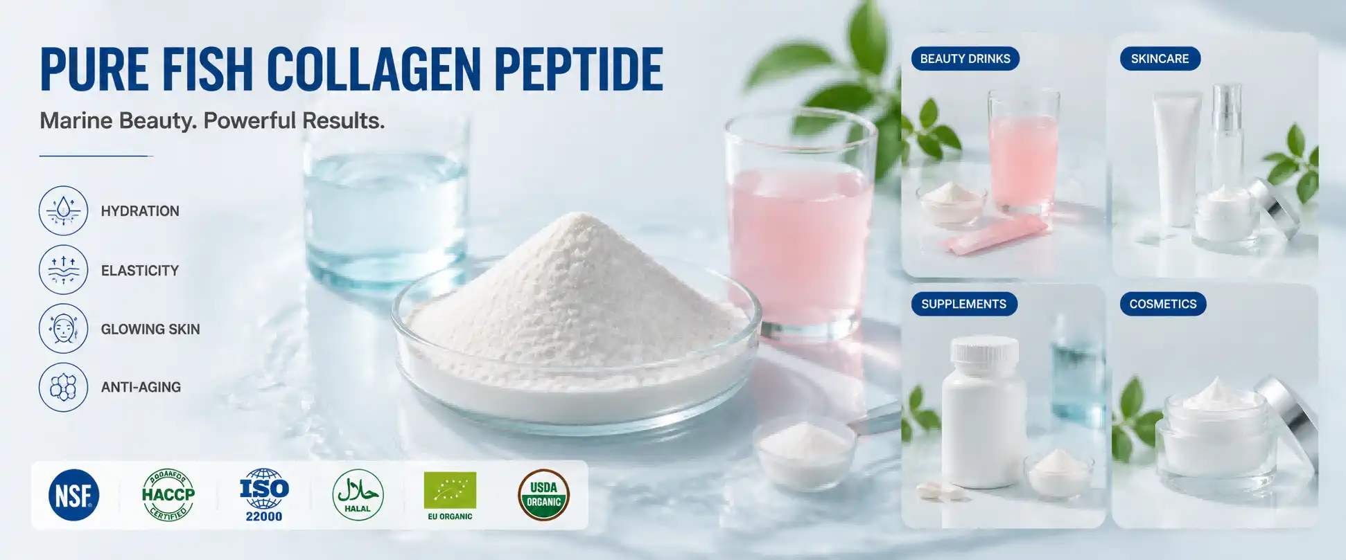 Pure Fish Collagen Peptide