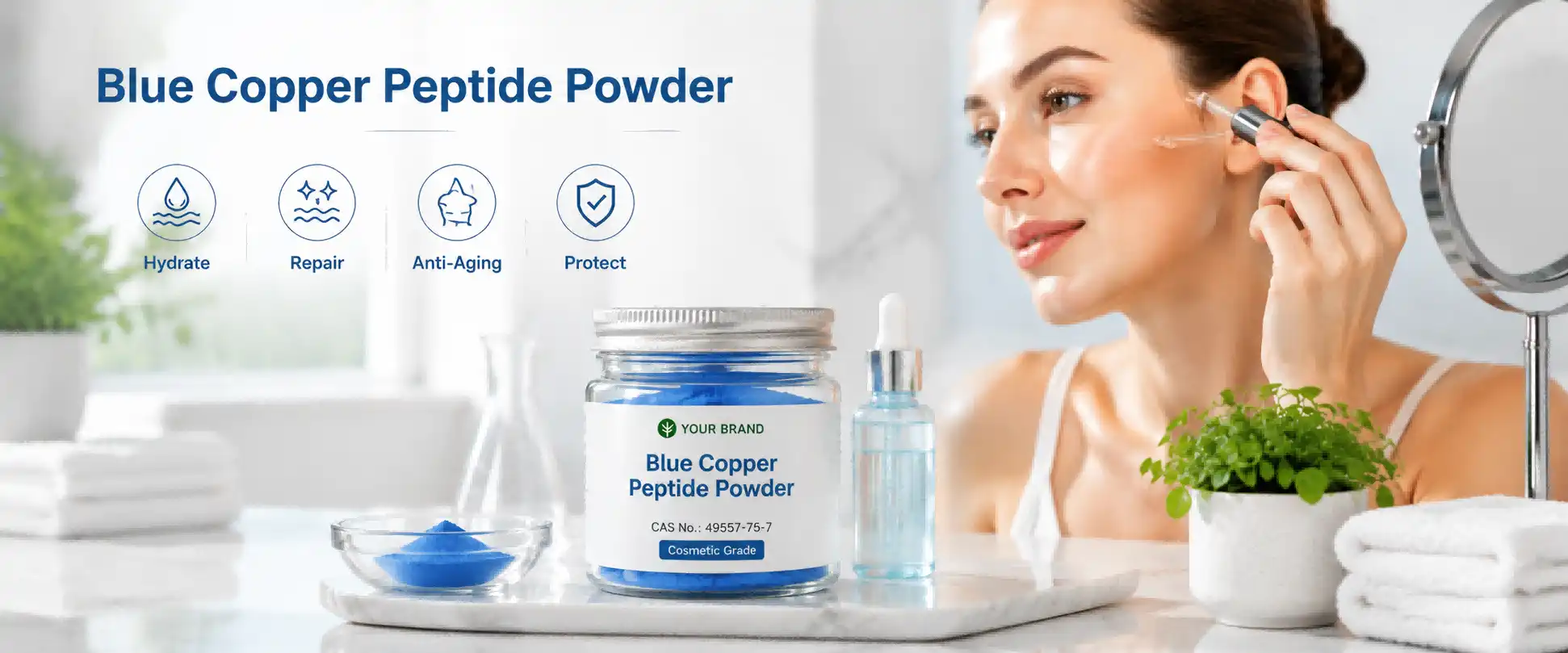 Blue Copper Peptide Powder Blue Copper Peptide Powder