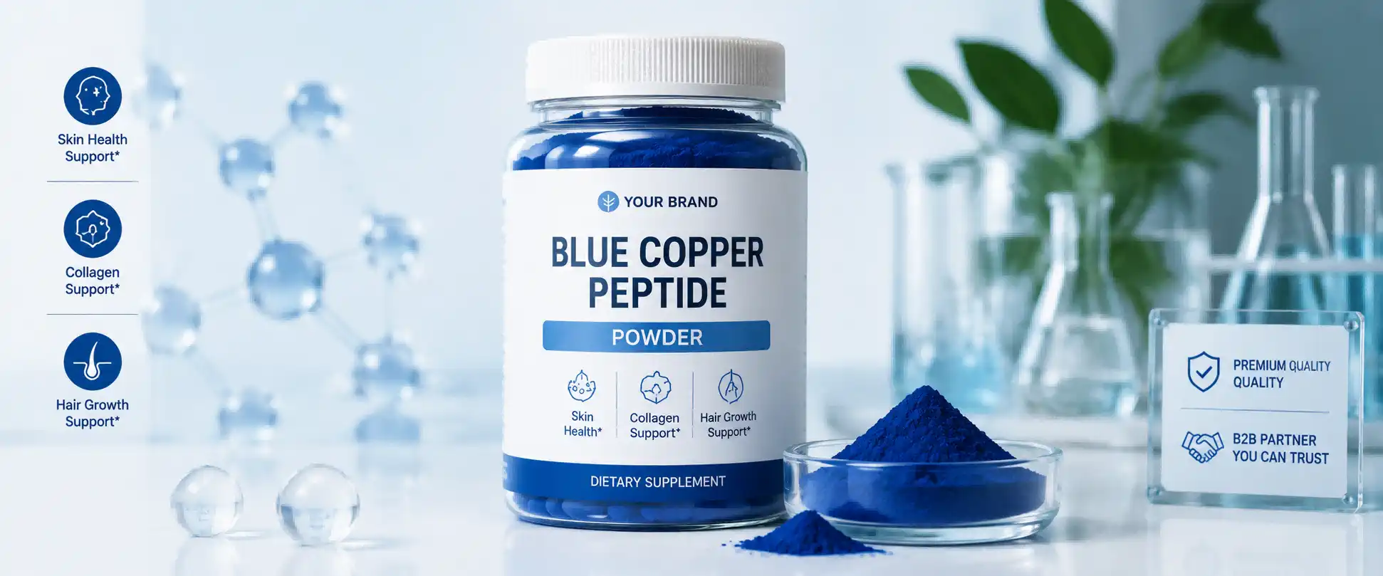 Blue Copper Peptide Powder Blue Copper Peptide Powder