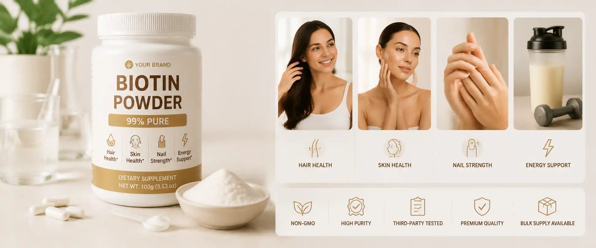 Pure Biotin Powder