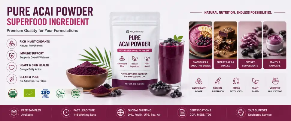 pure acai powder