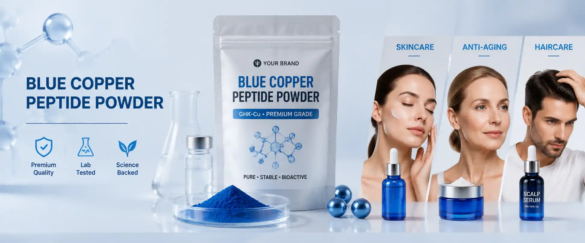 Blue Copper Peptide Powder