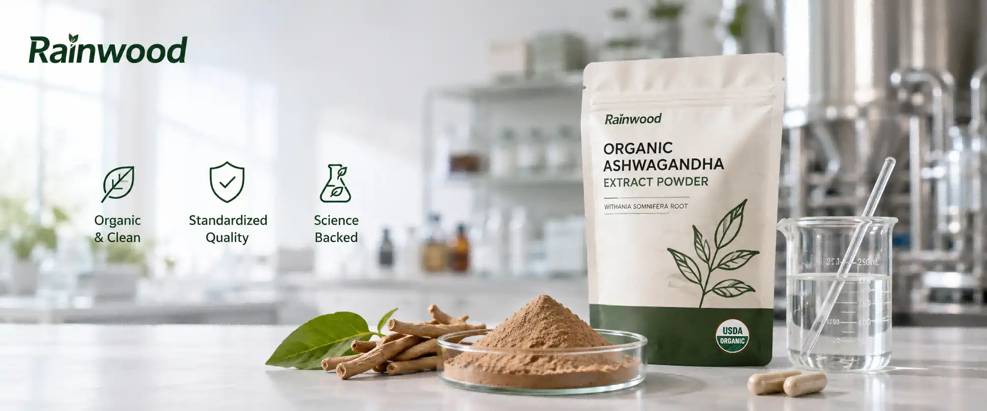 Organic Ashwagandha Extract Powder Organic Ashwagandha Extract Powder